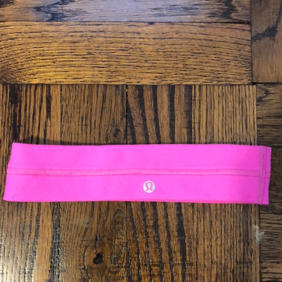 Lululemon Swiftly Hot Pink Headband - Picture 2 of 5